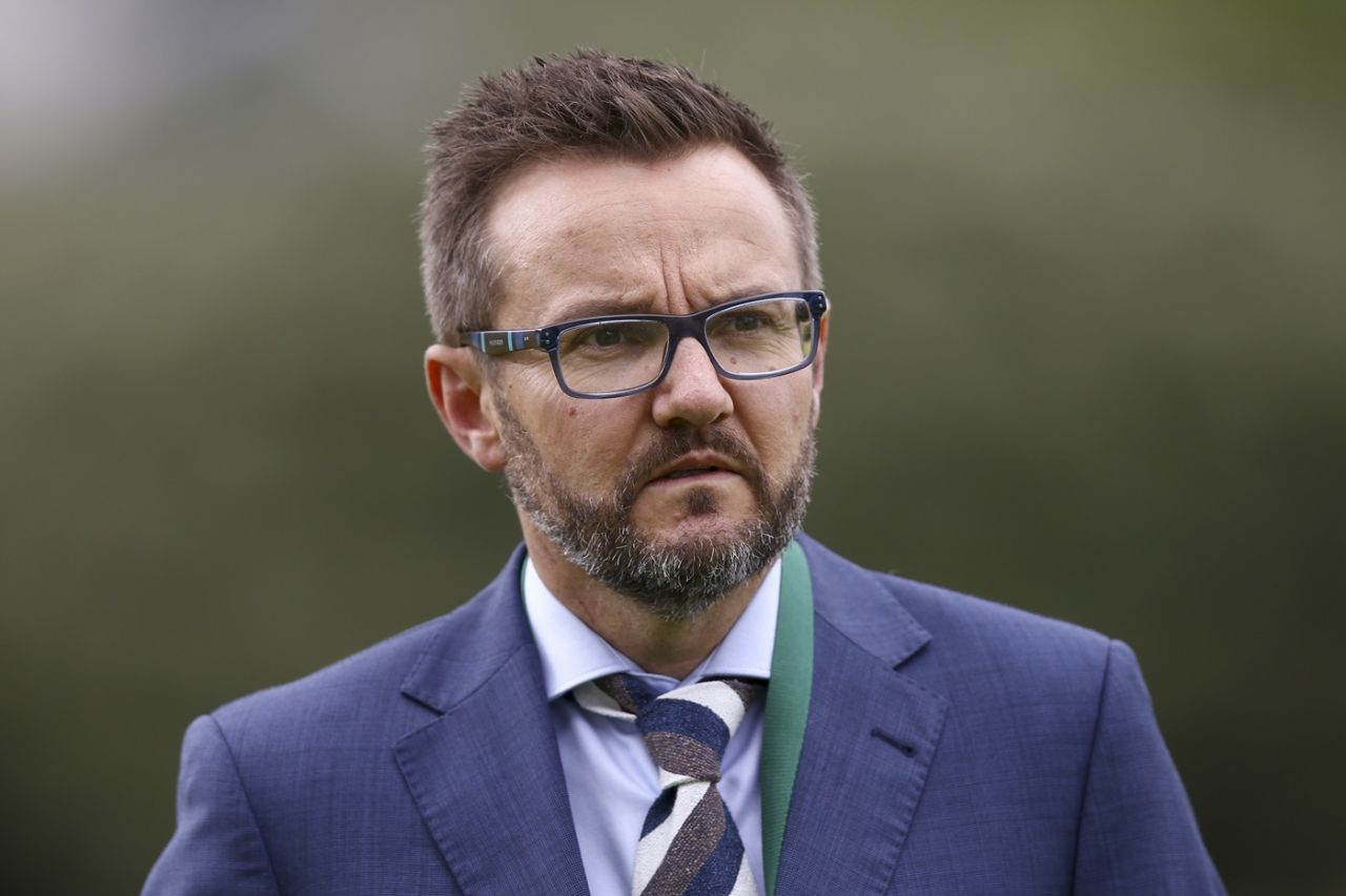 Mike Hesson looks on, Wellington, February 23, 2020