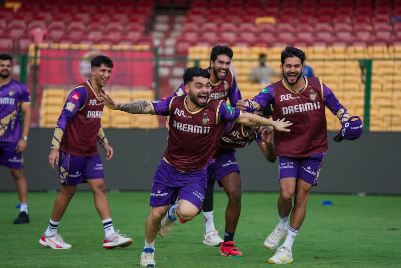 Rinku Singh, Venkatesh Iyer and Manish Pandey tag along for the IPL restart, IPL 2025, Bengaluru, May 15, 2025