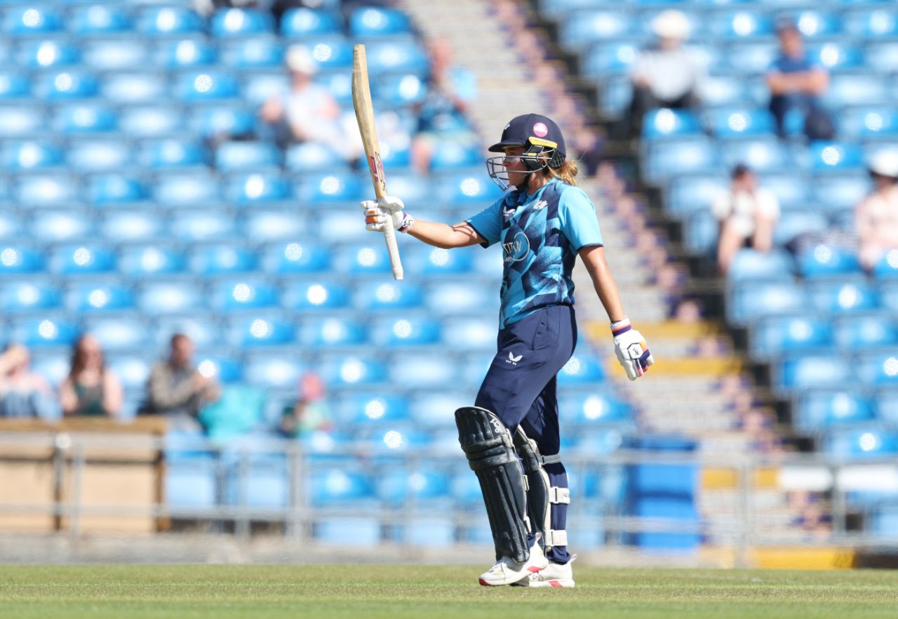 Sterre Kalis produced a key innings to power Yorkshire, Yorkshire vs Essex, Headingley, May 17, 2025