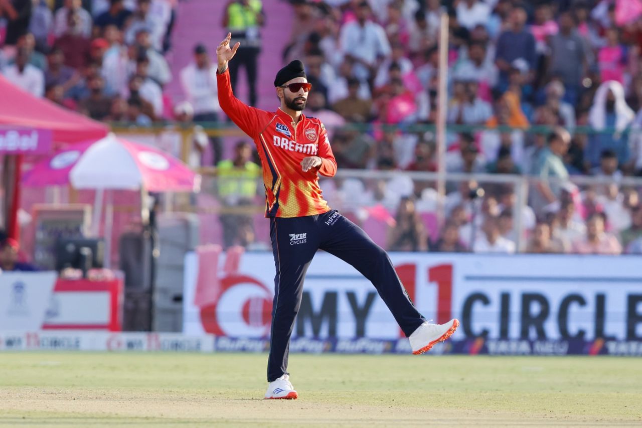 Harpreet Brar picked off both Rajasthan Royals openers, Rajasthan Royals vs Punjab Kings, IPL 2025, Jaipur, May 18, 2025