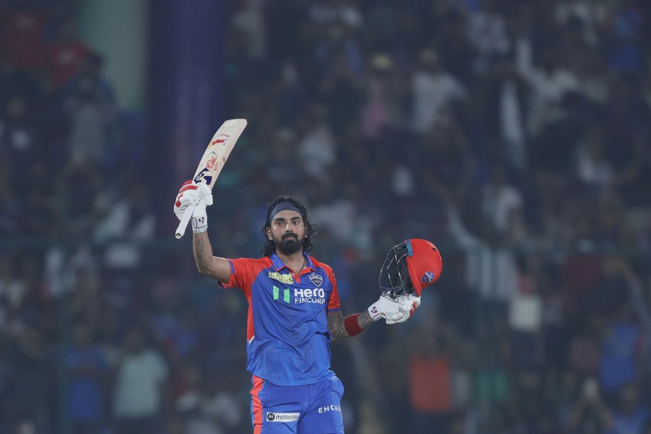 KL Rahul toasts a majestic IPL hundred, Delhi Capitals vs Gujarat Titans, IPL 2025, Delhi, May 18, 2025