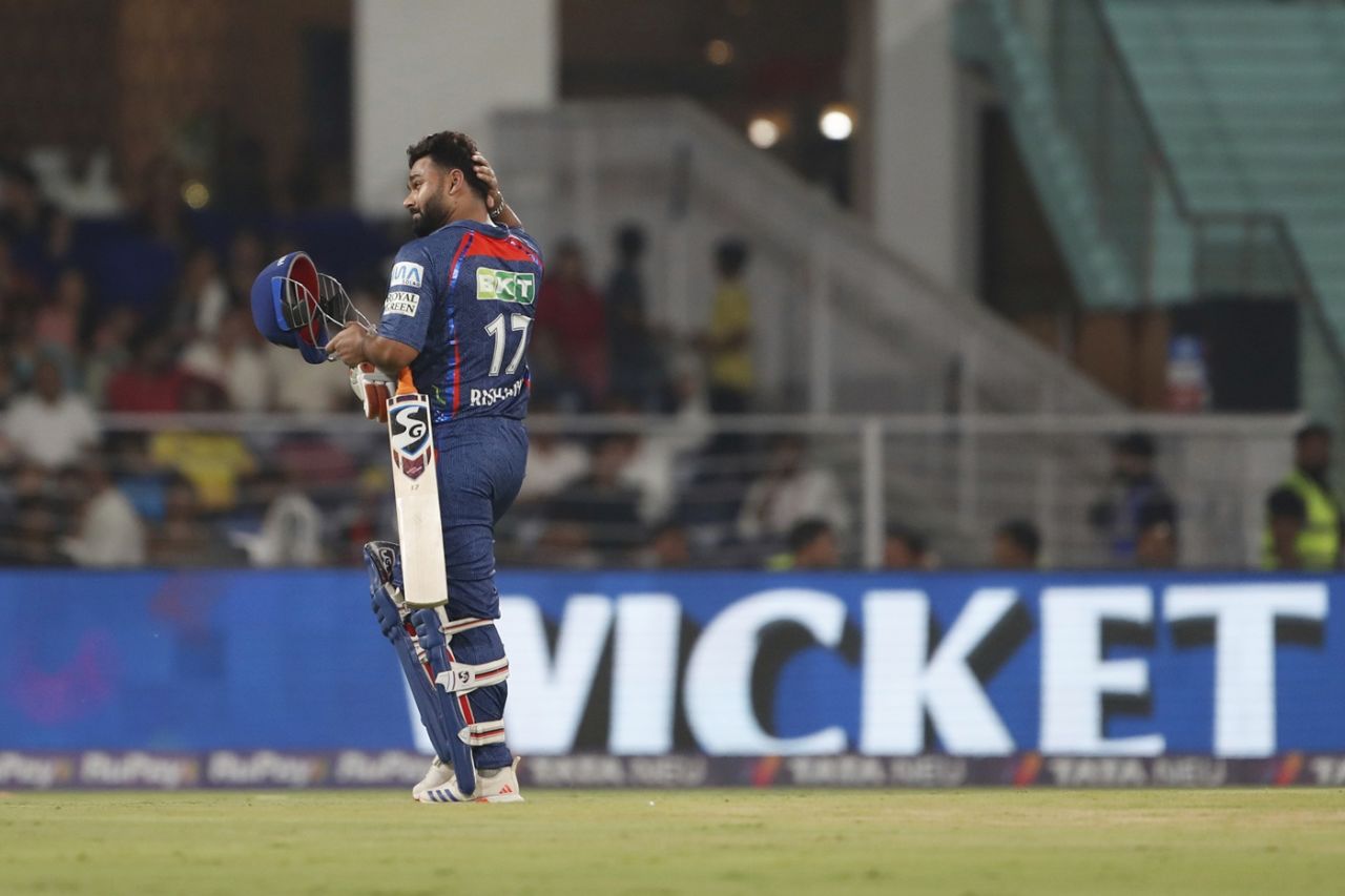 Rishabh Pant was dismissed for another low score, Lucknow Super Giants vs Sunrisers Hyderabad, IPL 2025, Lucknow, May 19, 2025