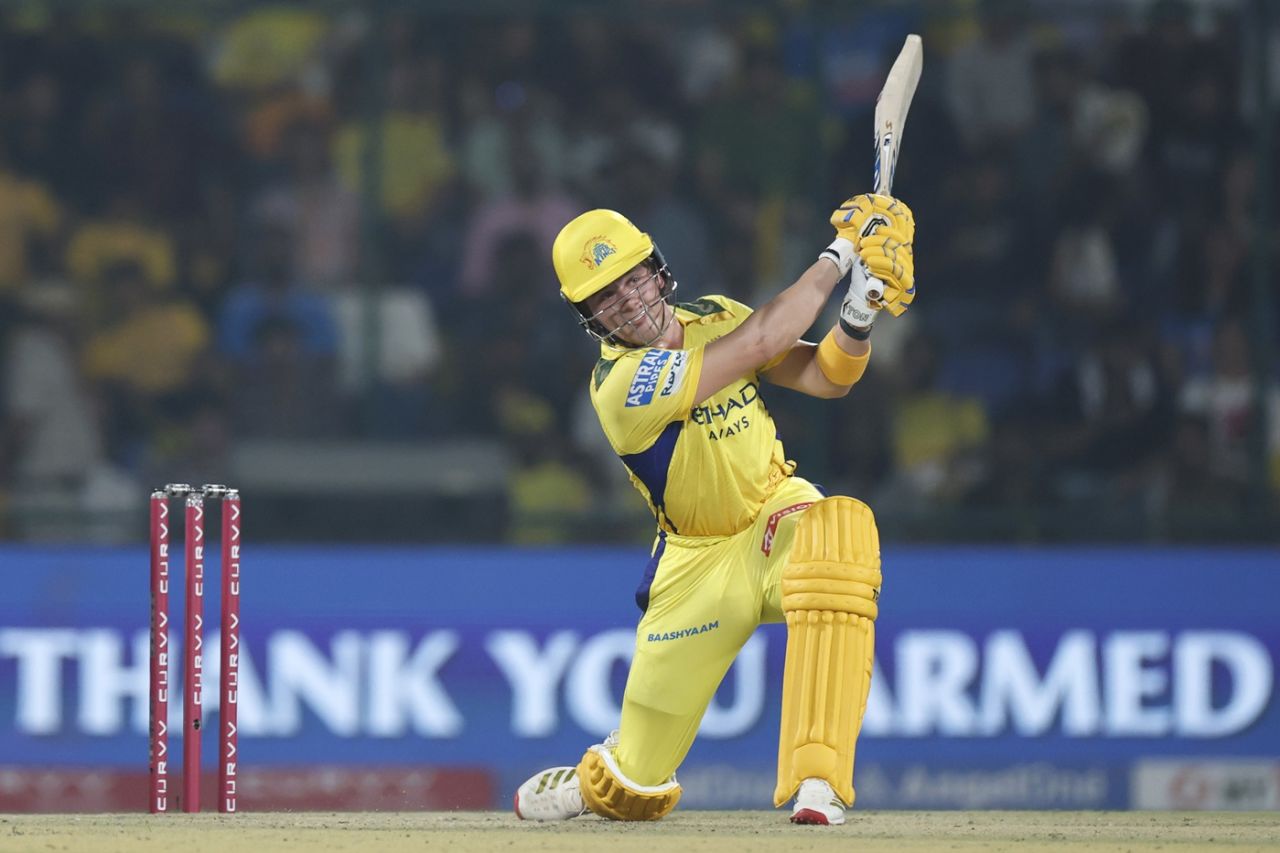 Dewald Brevis was dismissed for a 25-ball 42, Chennai Super Kings vs Rajasthan Royals, IPL 2025, Delhi, May 20, 2025