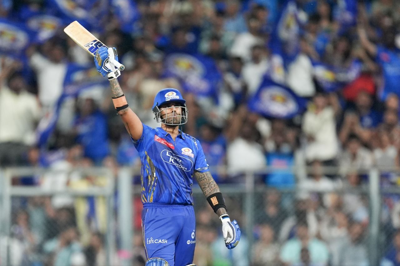 Suryakumar Yadav scored an unbeaten 73 off 43 balls, Mumbai Indians vs Delhi Capitals, IPL 2025, Mumbai, May 21, 2025