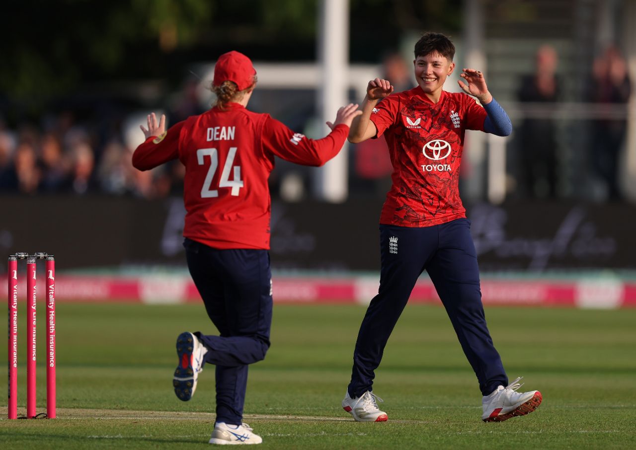 Issy Wong made an impact on her return to the England team, England vs West Indies, 1st women's T20I, Canterbury, May 21, 2025