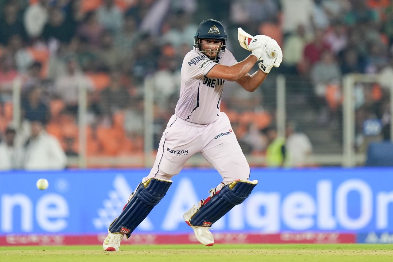 M Shahrukh Khan stitched a vital stand with Sherfane Rutherford, Gujarat Titans vs Lucknow Super Giants, IPL 2025, Ahmedabad, May 22, 2025