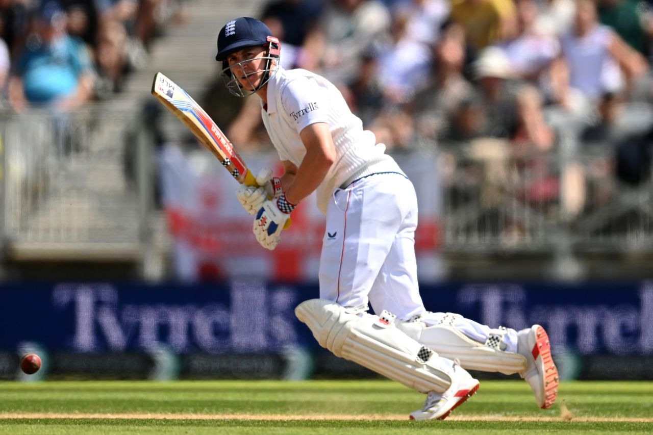 Harry Brook made a quickfire fifty before England's declaration, England vs Zimbabwe, Trent Bridge, 2nd day, May 23, 2025