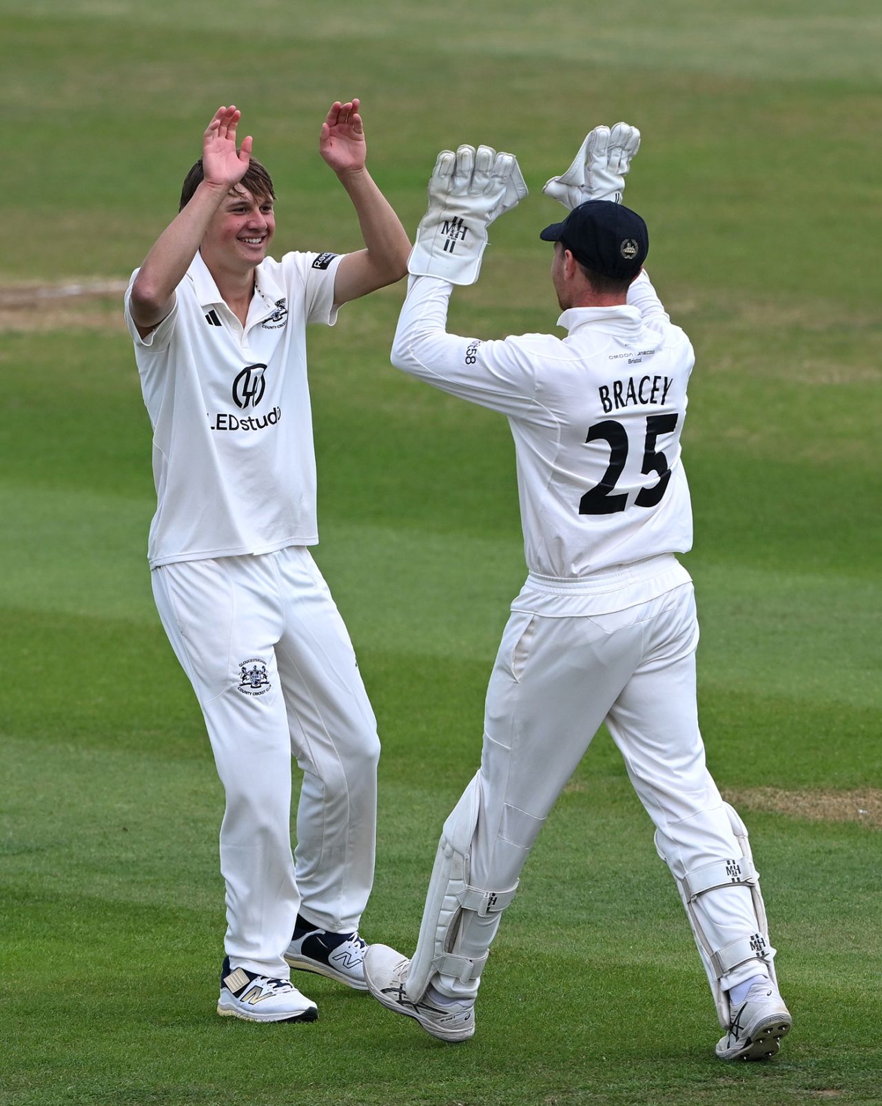 Archie Bailey struck twice in his opening spell, Northamptonshire vs Gloucestershire, County Championship, Wantage Road, May 23, 2025