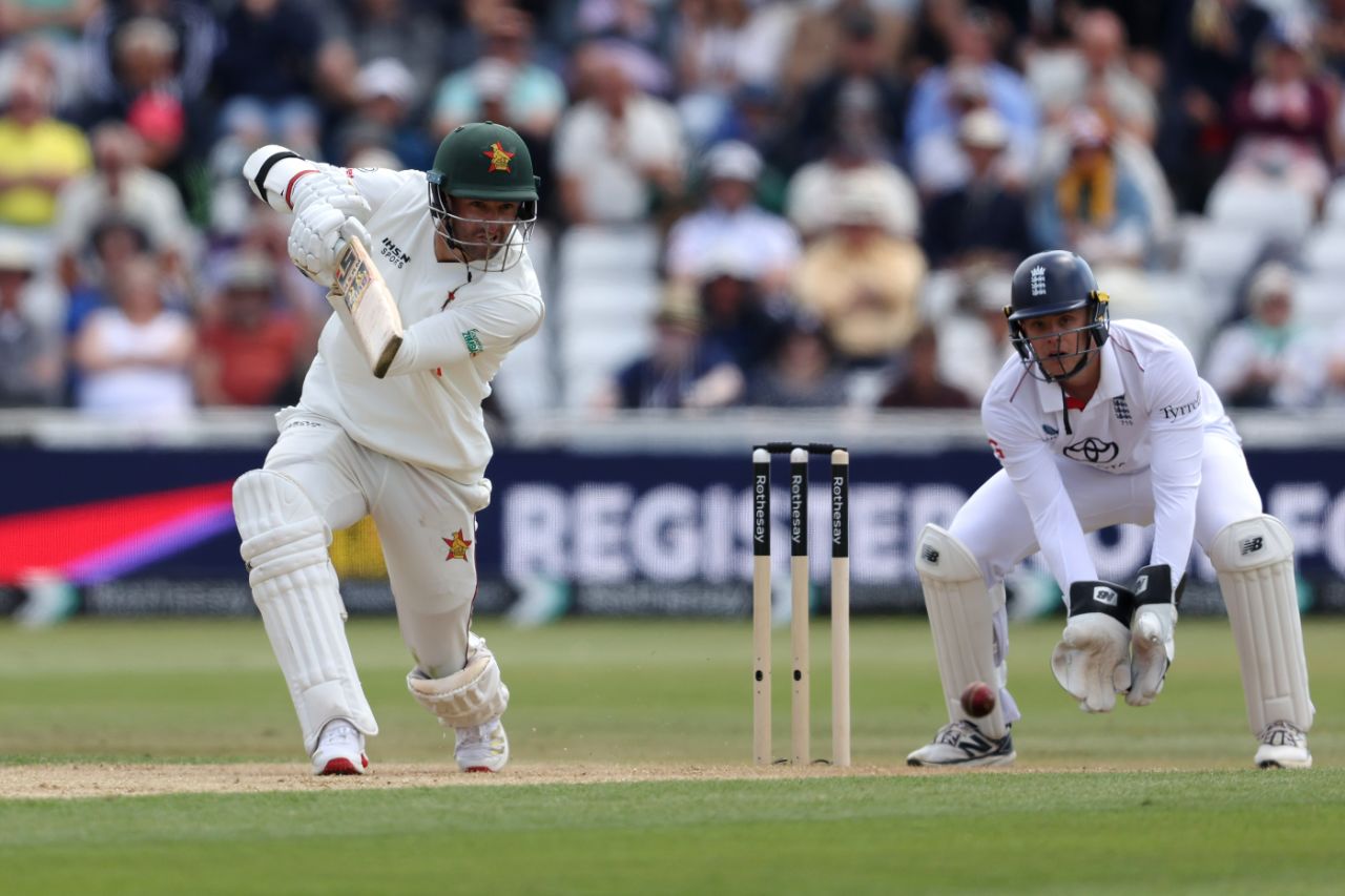 Craig Ervine provided a solid presence at No.3, England vs Zimbabwe, Trent Bridge, 2nd day, May 23, 2025