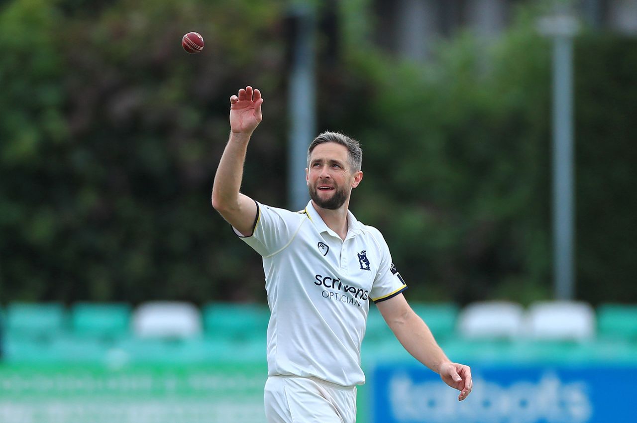 Chris Woakes makes a successful return to first-team action after a knee injury, County Championship, Division One, Warwickshire vs Worcestershire, Worcester, May 24, 2025