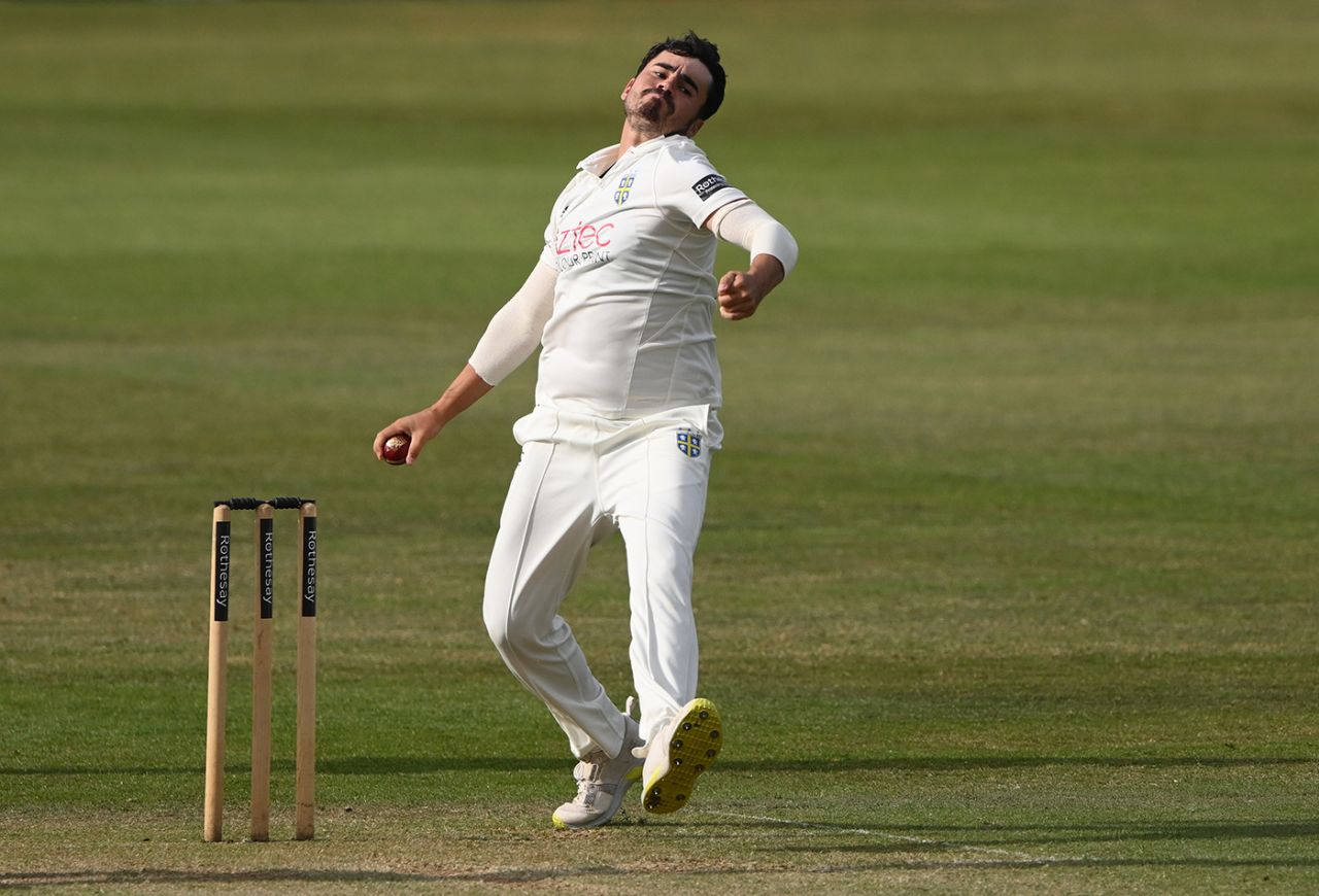 Mitch Killeen bowls on debut, Durham vs Somerset, County Championship, Division One, Chester-le-Street, May 23, 2025
