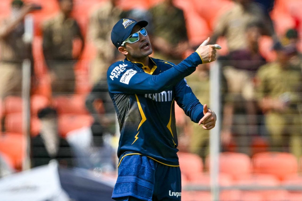Shubman Gill gets his field right, Gujarat Titans vs Chennai Super Kings, IPL, Ahmedabad, May 25, 2025