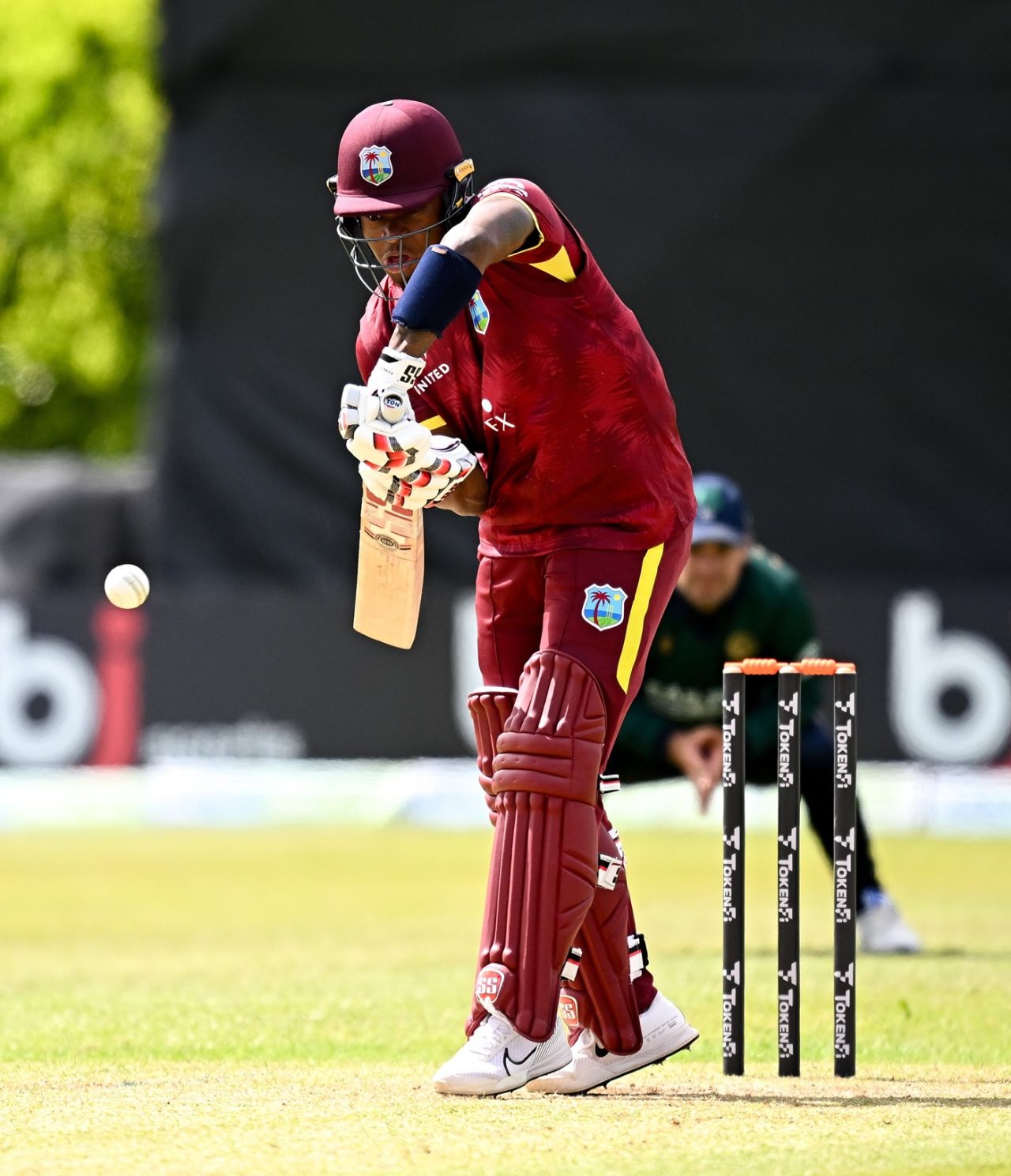 Keacy Carty played some smart shots from No. 3, Ireland vs West Indies, 3rd ODI, Dublin, May 25, 2025