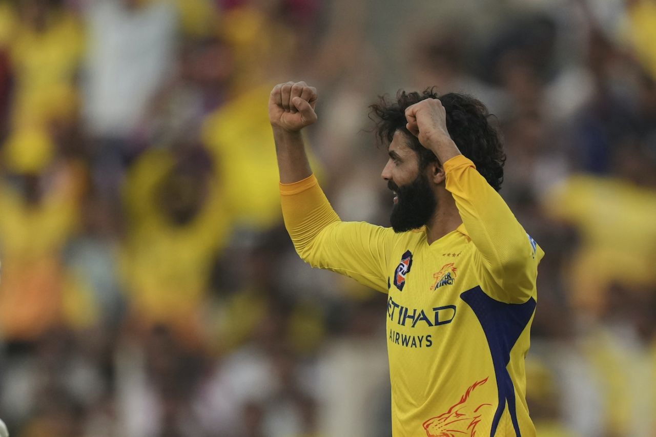 Ravindra Jadeja struck twice in the 11th over, Gujarat Titans vs Chennai Super Kings, IPL, Ahmedabad, May 25, 2025