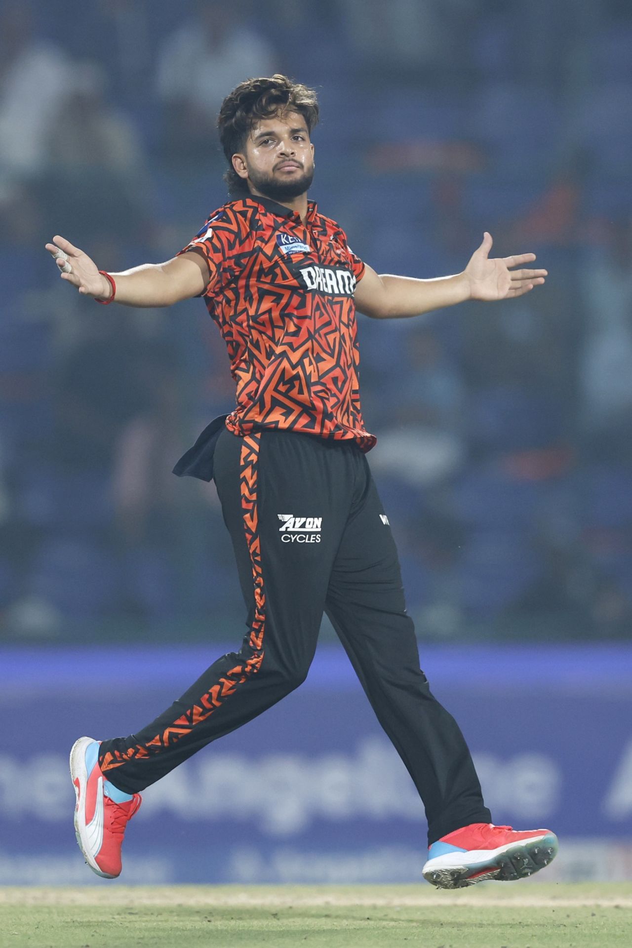 Harsh Dubey trapped Andre Russell lbw first ball, Kolkata Knight Riders vs Sunrisers Hyderabad, IPL, Delhi, May 25, 2025
