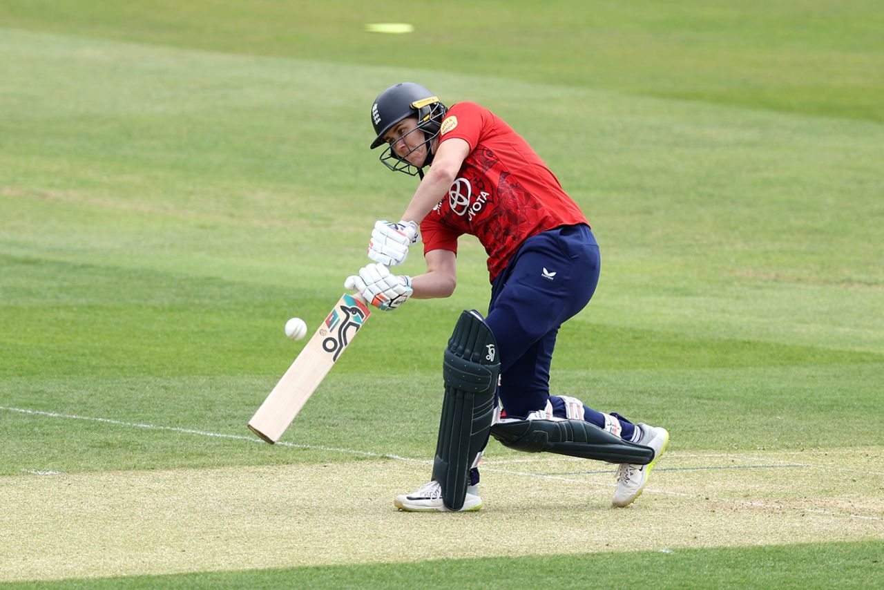 Nat Sciver-Brunt comes down the pitch, England vs West Indies, 3rd women's T20I, Chelmsford, May 26, 2025
