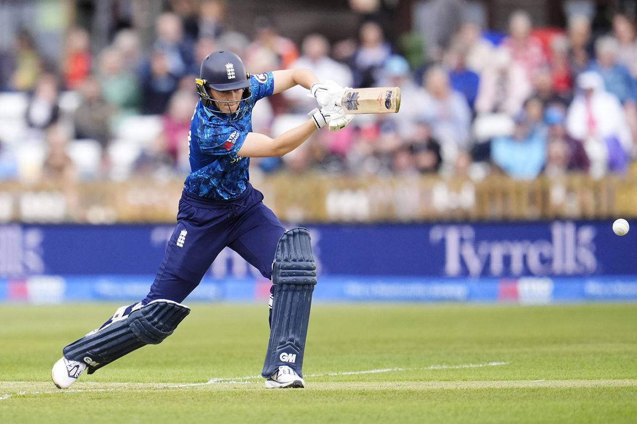 Amy Jones was moved up the order to open the batting, England vs West Indies, 1st women's ODI, Derby, May 30, 2025