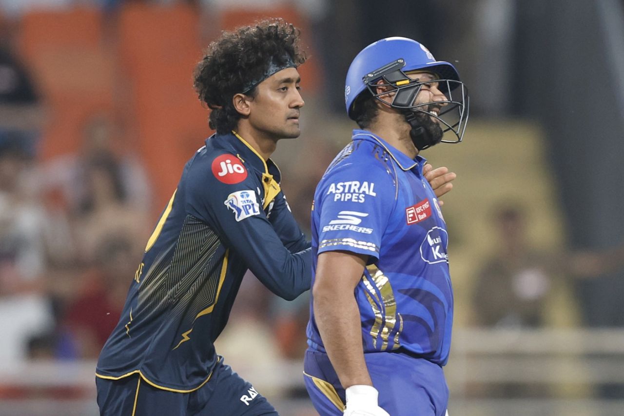 R Sai Kishore separated Jonny Bairstow and Rohit Sharma , Gujarat Titans vs Mumbai Indians, IPL 2025, Eliminator, New Chandigarh, May 30, 2025