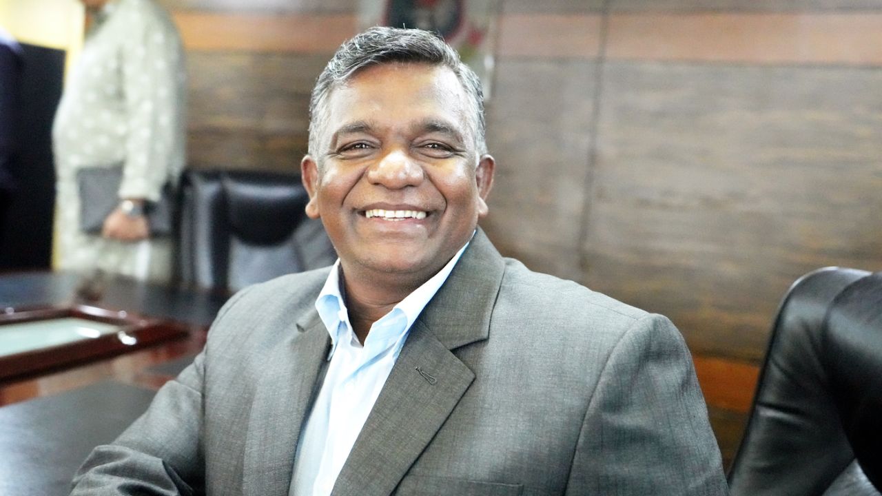 Aminul Islam, BCB's new president, poses for a photo, May 30, 2025