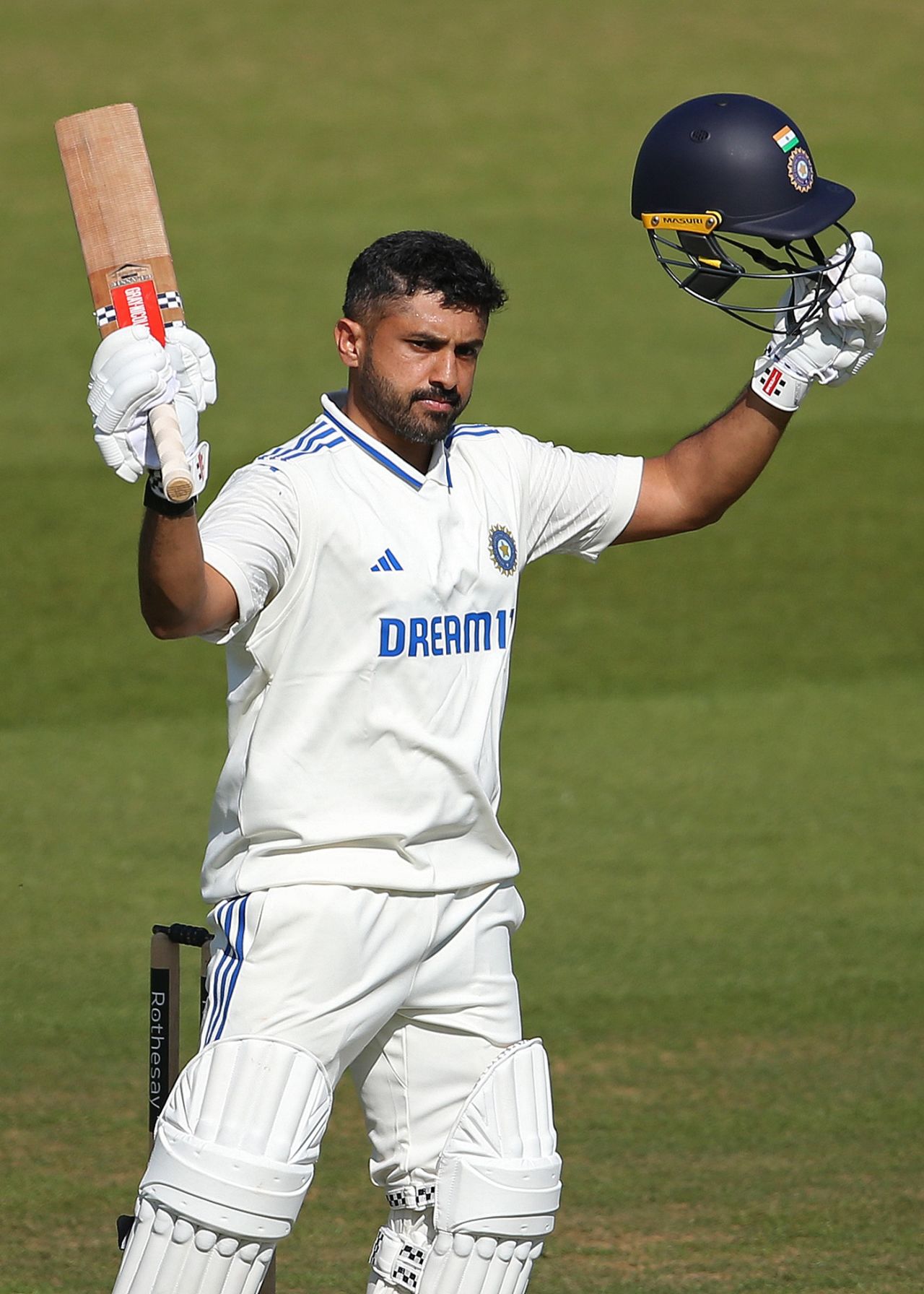 Karun Nair brought up a steady century, England Lions vs India A, 1st unofficial Test, Canterbury, 1st day, May 30, 2025