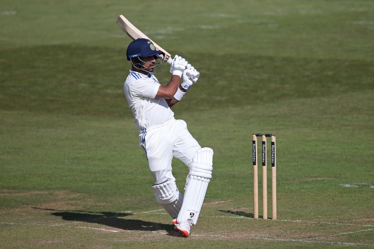 Dhruv Jurel connects the pull, England Lions vs India A, 1st unofficial Test, Canterbury, 1st day, May 30, 2025
