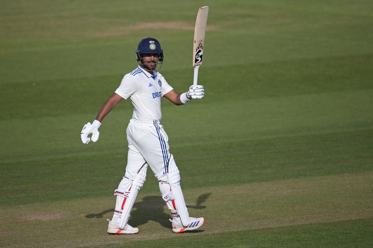 Dhruv Jurel brought up a steady fifty, England Lions vs India A, 1st unofficial Test, Canterbury, 1st day, May 30, 2025