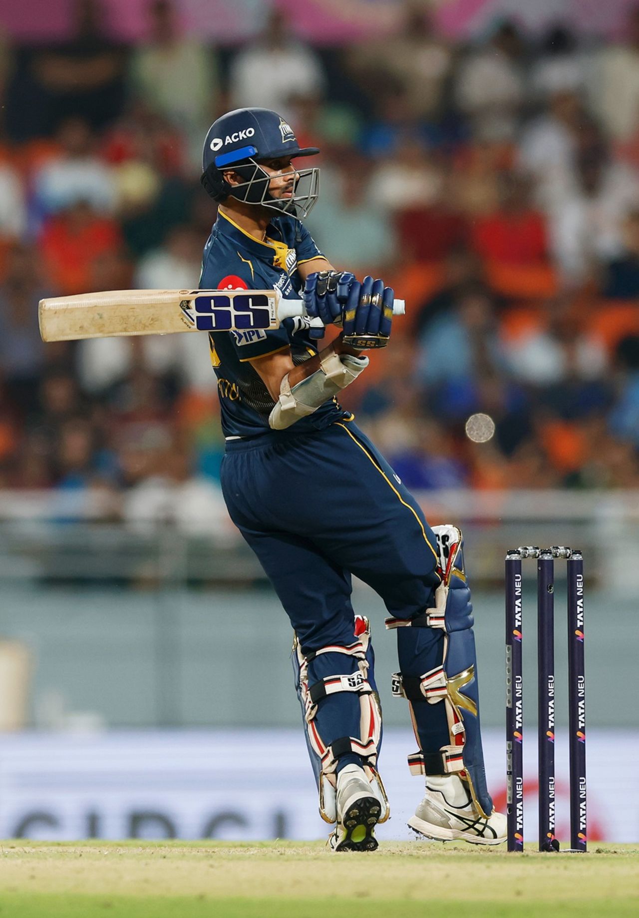 Washington Sundar made 48 off 24 balls, Gujarat Titans vs Mumbai Indians, IPL 2025, Eliminator, New Chandigarh, May 30, 2025