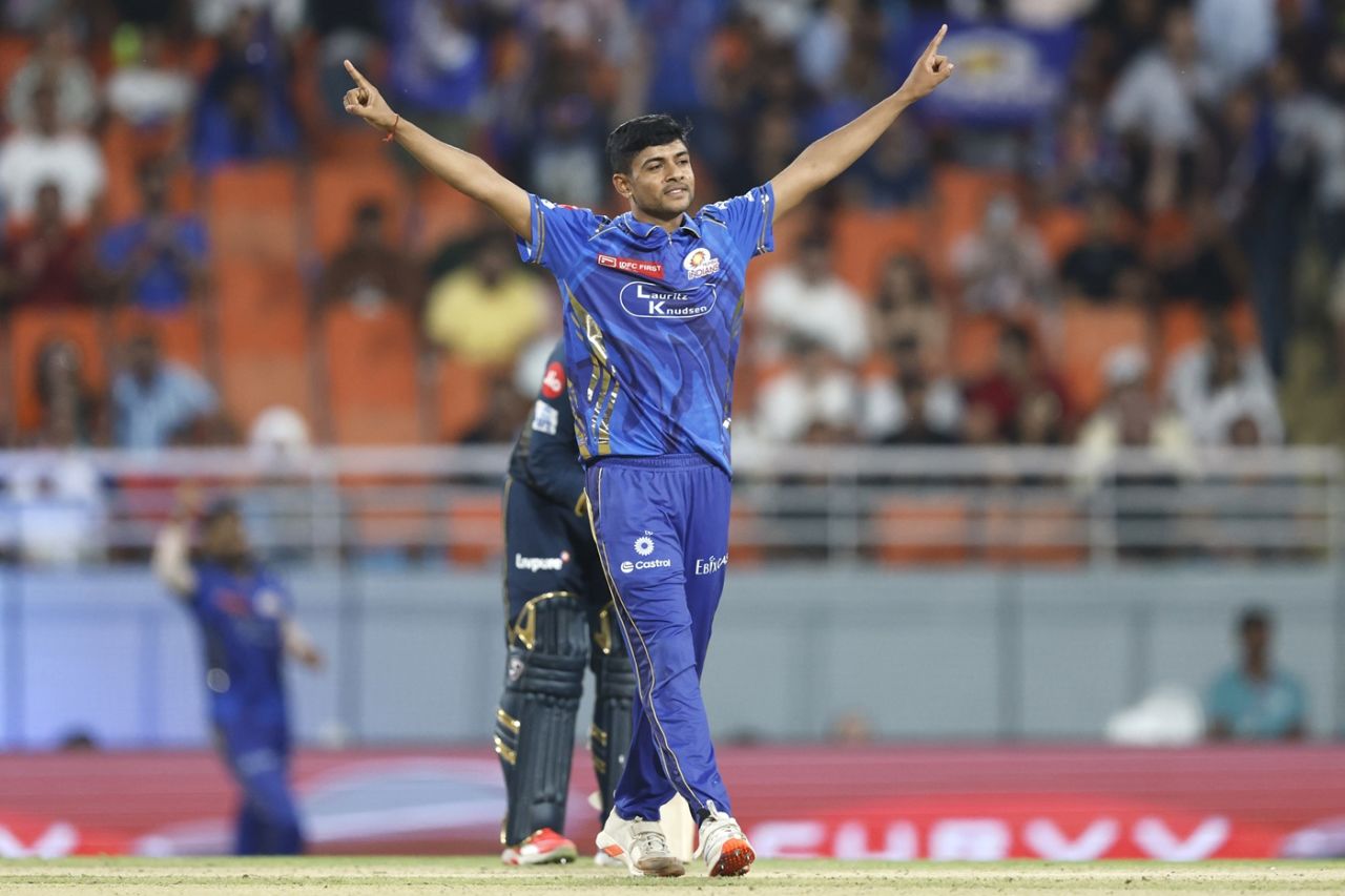 Ashwani Kumar closed out the game for Mumbai Indians, Gujarat Titans vs Mumbai Indians, IPL 2025, Eliminator, New Chandigarh, May 30, 2025