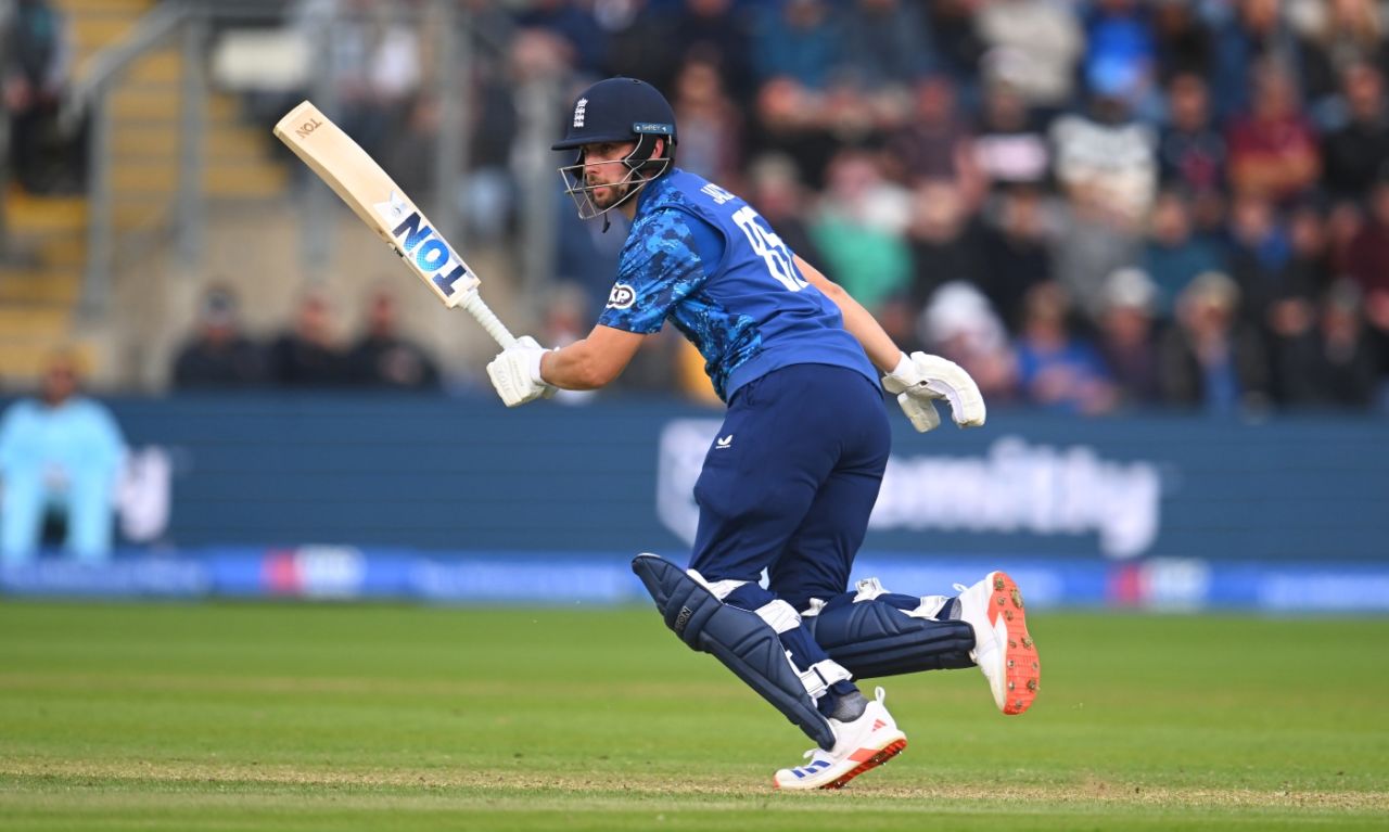 Will Jacks played a crucial hand of 49, England vs West Indies, 2nd ODI, Cardiff, June 1, 2025
