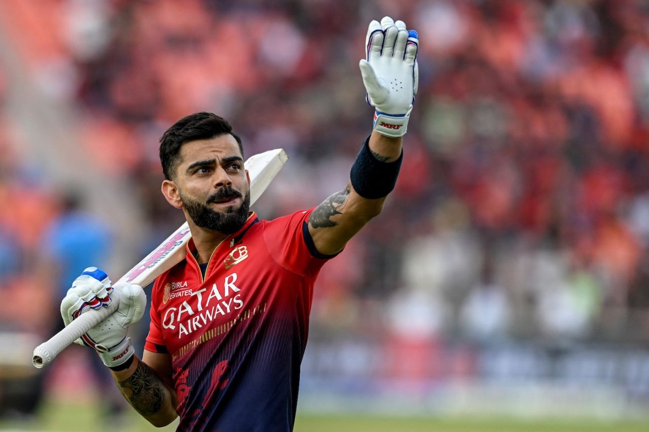 Virat Kohli arrives for the finale, Royal Challengers Bengaluru vs Punjab Kings, IPL, final, Ahmedabad, June 3, 2025