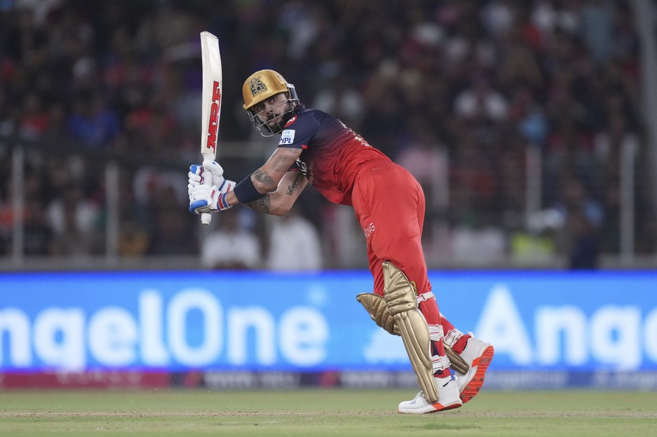 Virat Kohli flicks off his pads, Royal Challengers Bengaluru vs Punjab Kings, IPL, final, Ahmedabad, June 3, 2025