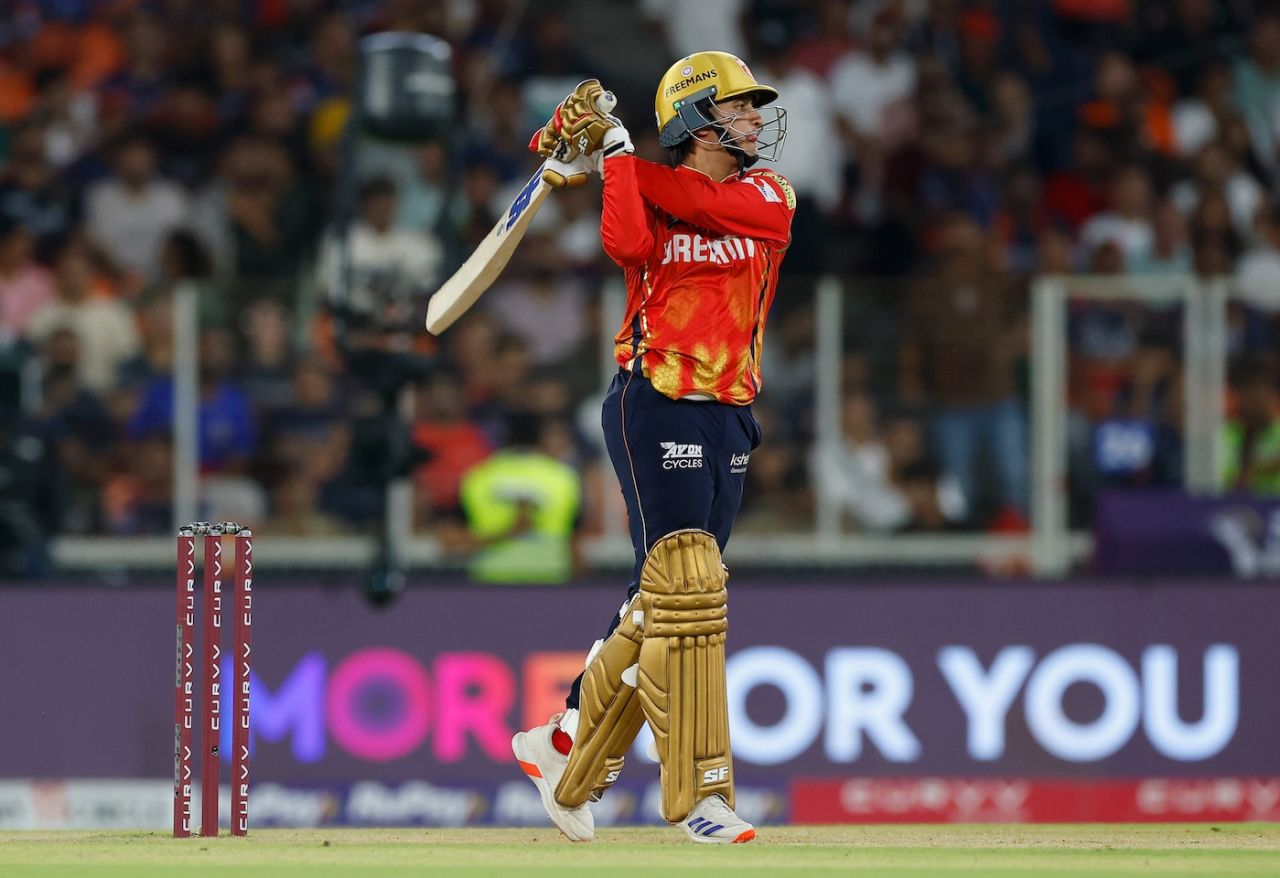 Priyansh Arya didn't get going in the final, Royal Challengers Bengaluru vs Punjab Kings, IPL, final, Ahmedabad, June 3, 2025