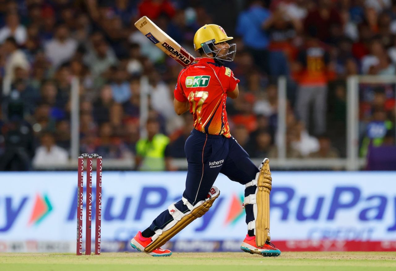 Shashank Singh saw wickets fall around him towards the end, Royal Challengers Bengaluru vs Punjab Kings, IPL, final, Ahmedabad, June 3, 2025