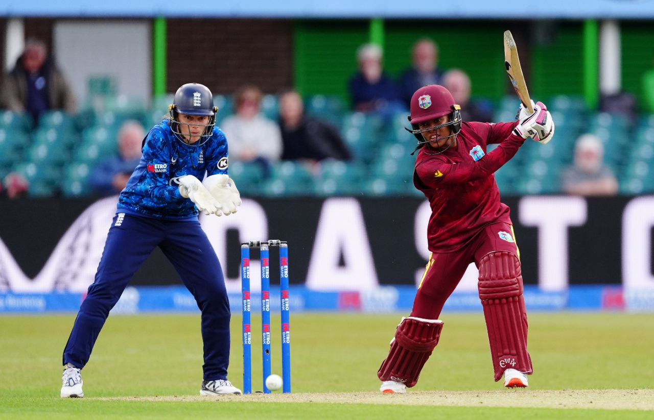 Realeanna Grimmond started brightly for West Indies, England vs West Indies, 2nd ODI, Grace Road, June 4, 2025