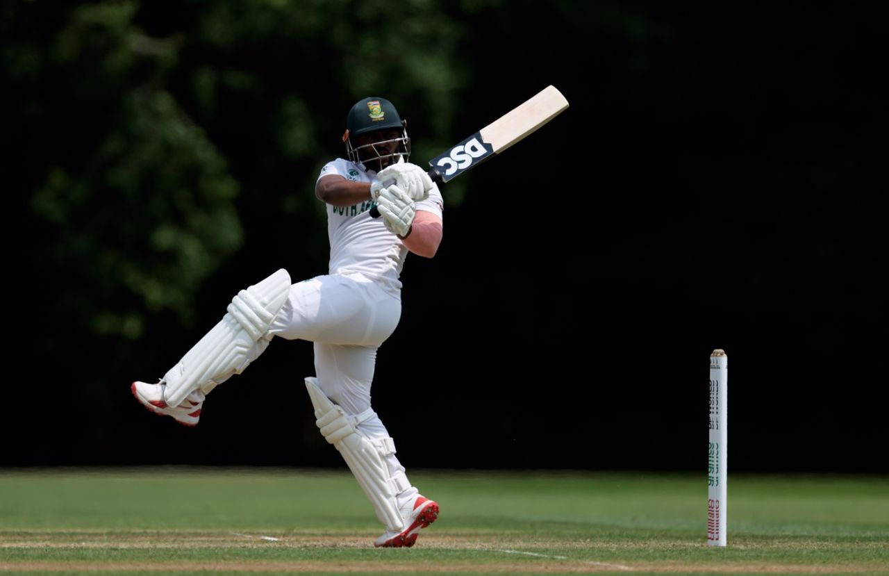 Temba Bavuma was back in action after an elbow injury, South Africans vs Zimbabweans, Tour Match, Arundel, 2nd day, June 4, 2025
