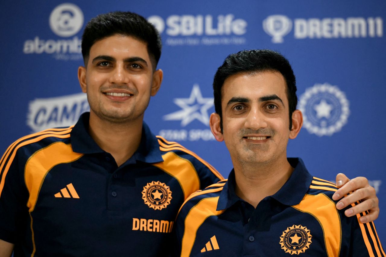 Shubman Gill and Gautam Gambhir spoke to the press before the tour of England, Mumbai, June 5, 2025
