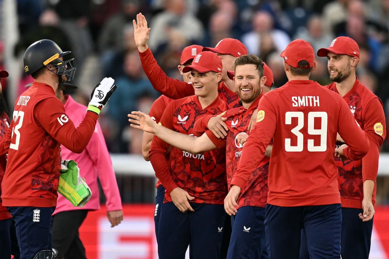 Liam Dawson had Johnson Charles stumped, England vs West Indies, 1st T20I, Chester-le-Street, June 6, 2025