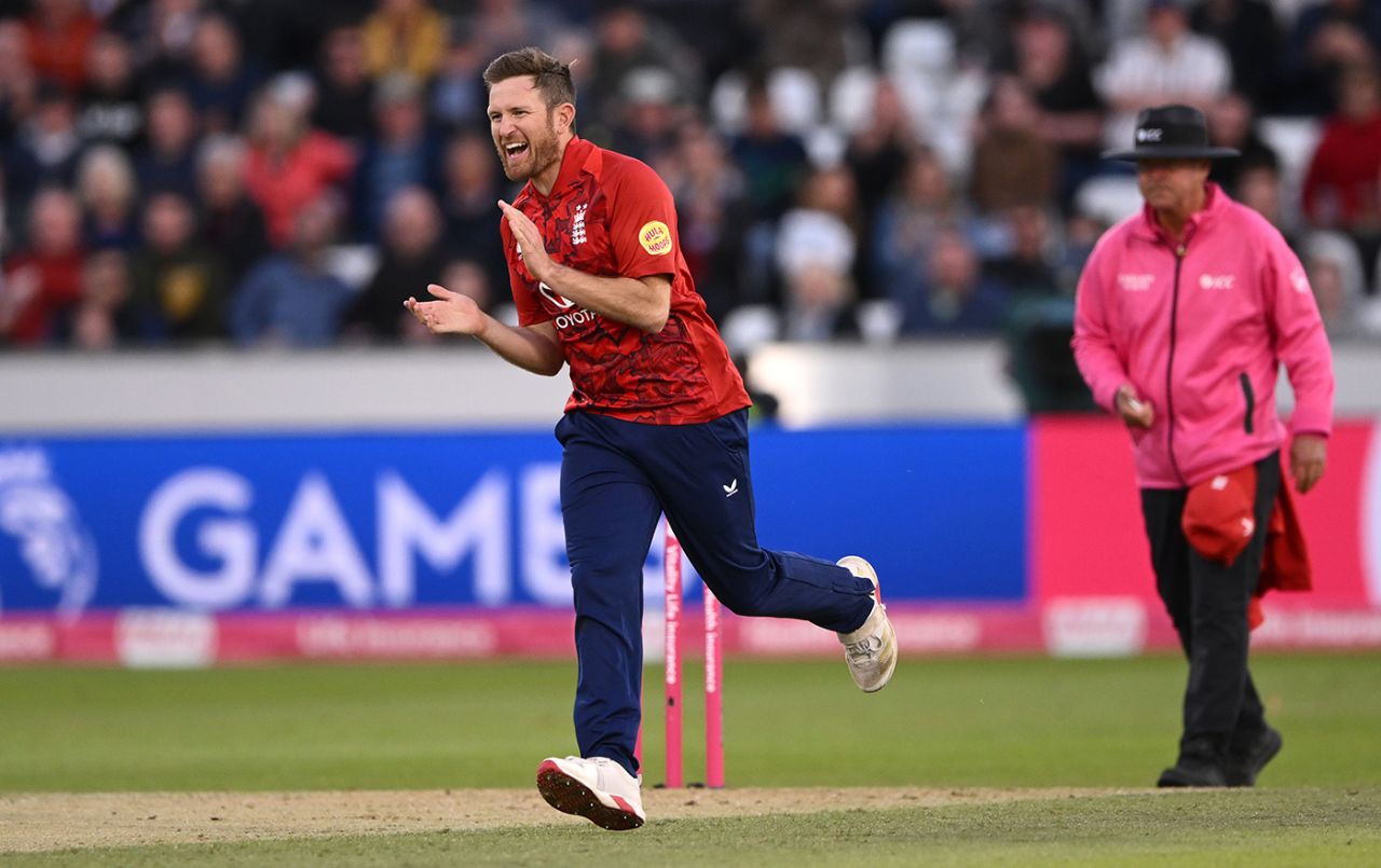 Liam Dawson claimed his best international figures, England vs West Indies, 1st T20I, Chester-le-Street, June 6, 2025