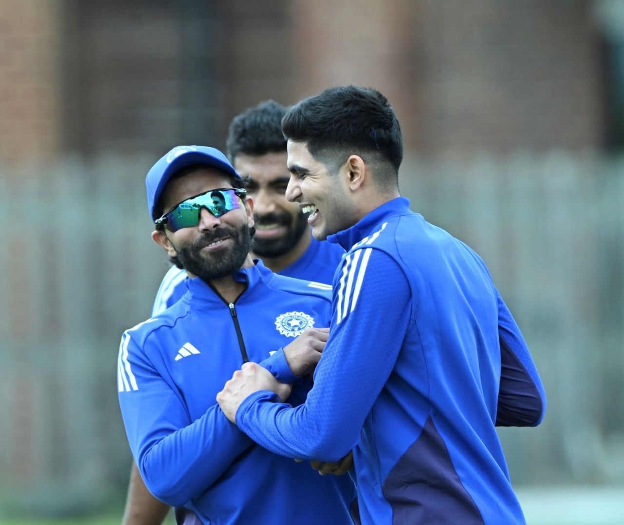 Ravindra Jadeja and Shubman Gill share a laugh, Beckenham, June 8, 2025