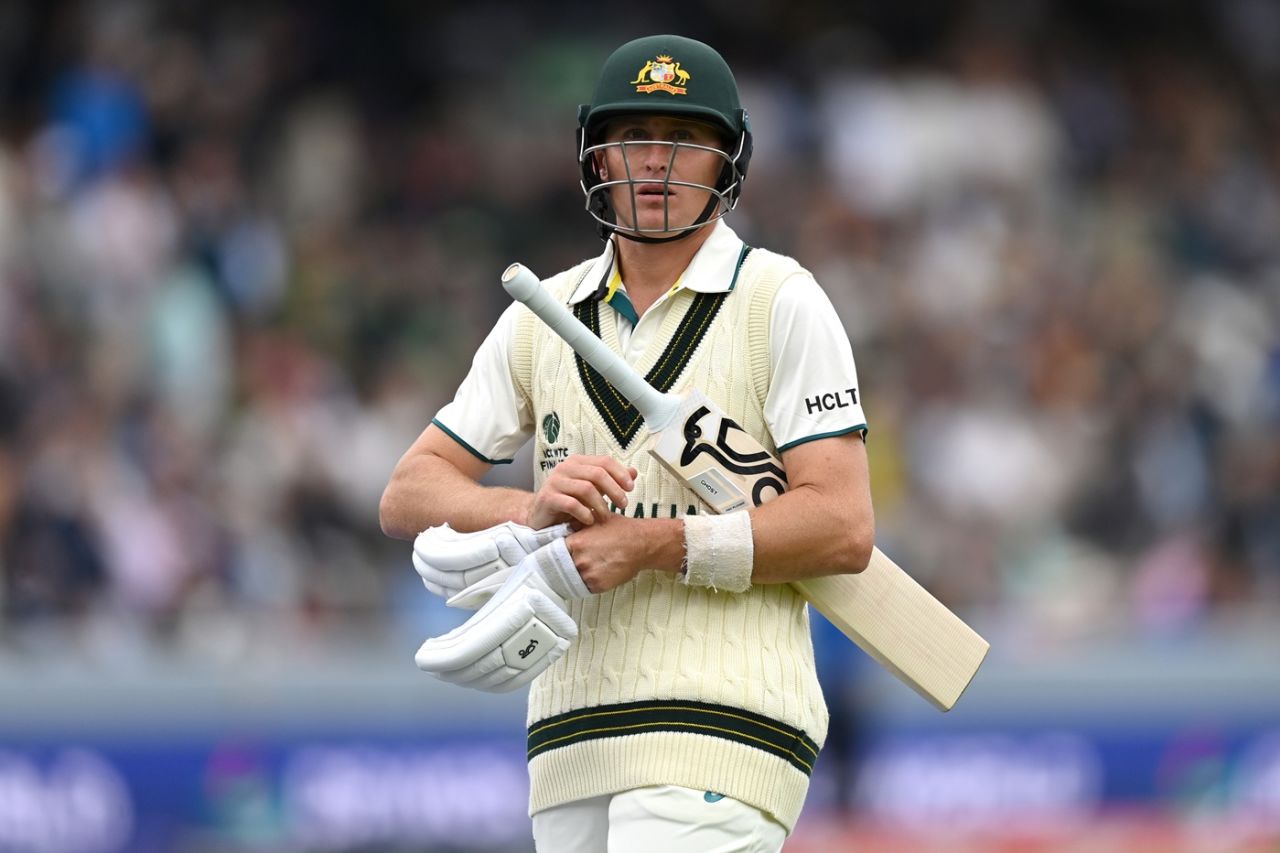 Marnus Labuschagne's run of low scores in Tests continued, Australia vs South Africa, World Test Championship final, 1st day, Lord's, June 11, 2025