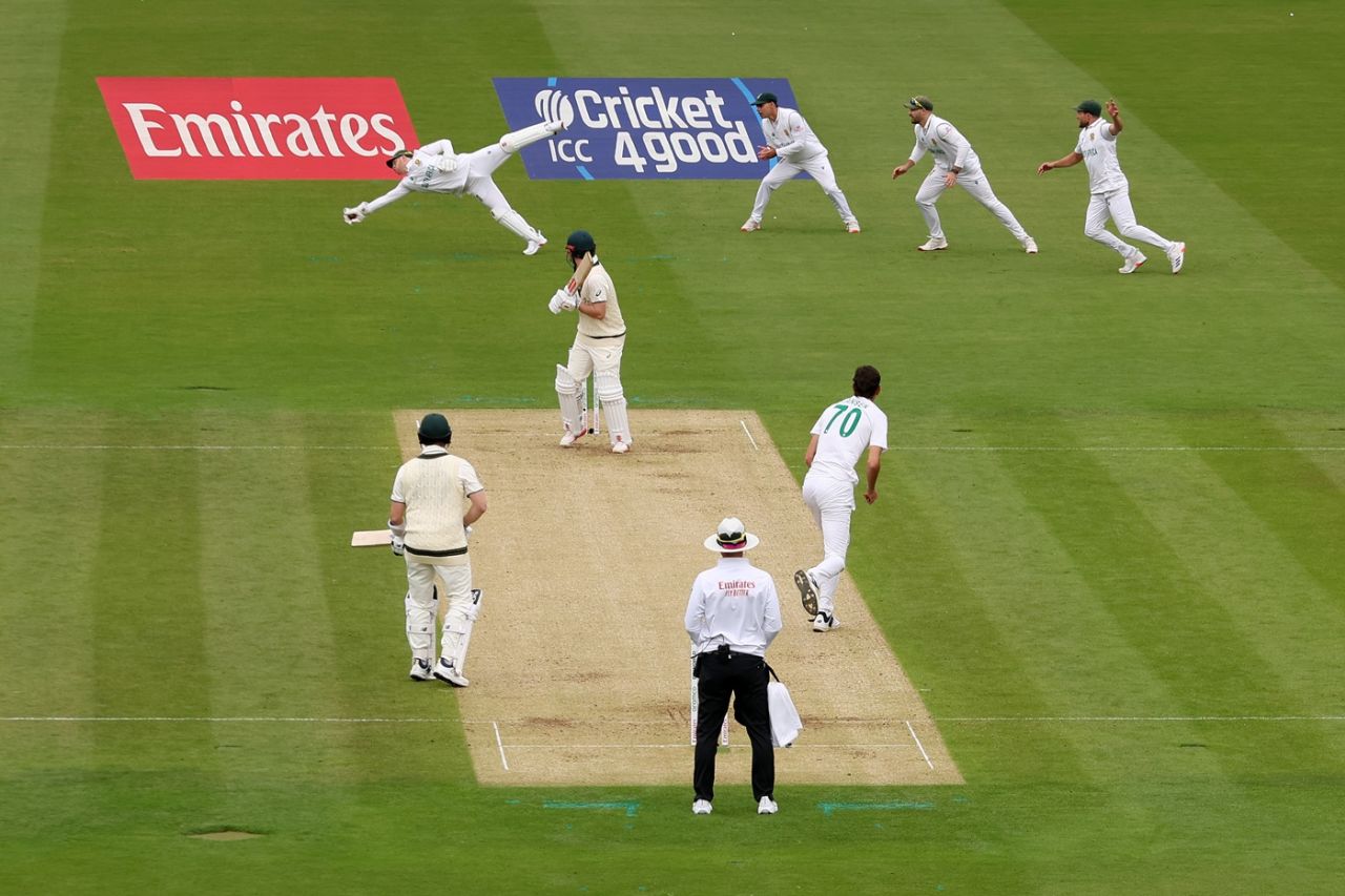 Kyle Verreynne pulled off a one-handed stunner, Australia vs South Africa, World Test Championship final, Lord's, June 11, 2025