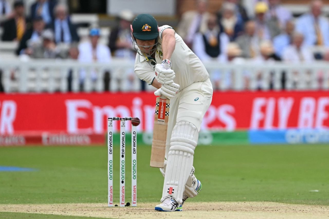 Cameron Green edged to the slip cordon again, Australia vs South Africa, World Test Championship final, 2nd day, Lord's, June 12, 2025