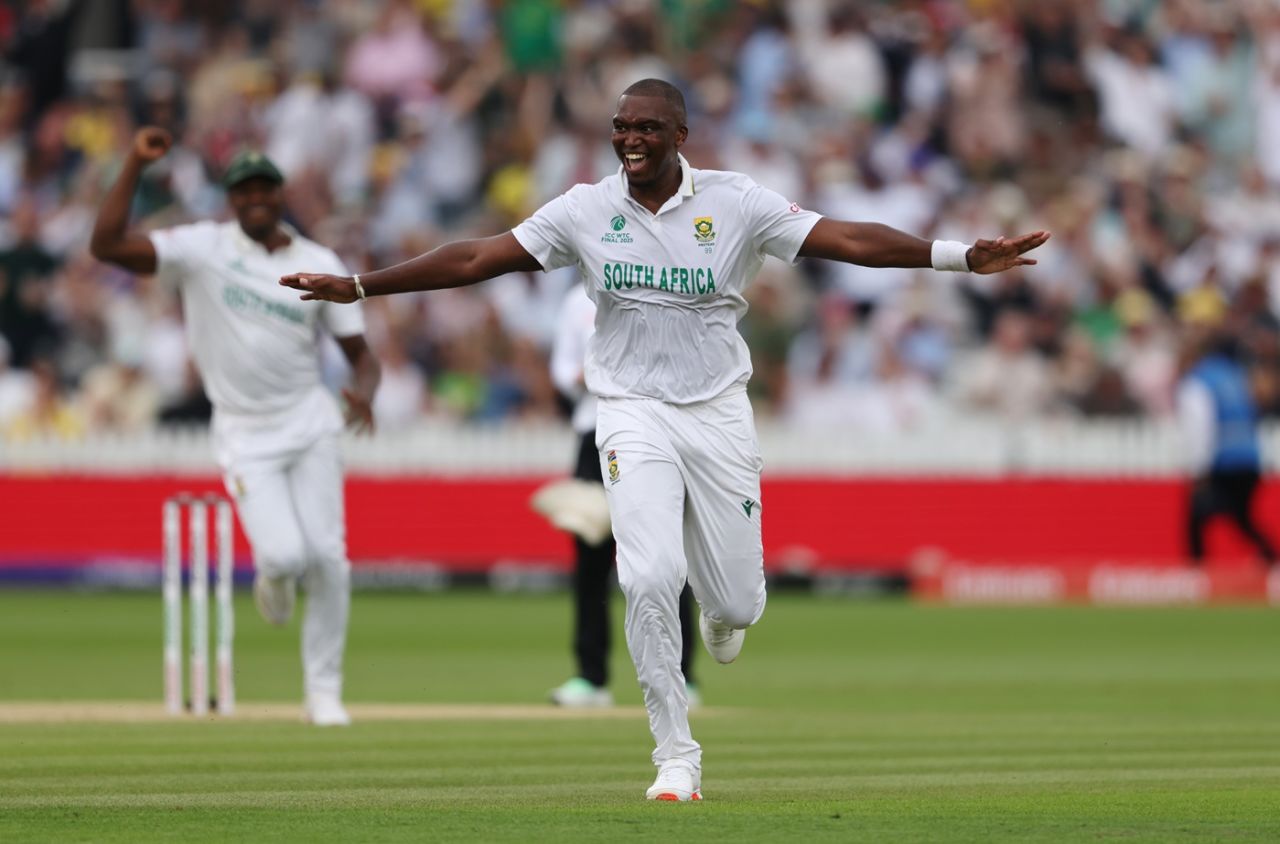Lungi Ngidi got struck into the middle order, Australia vs South Africa, World Test Championship final, 2nd day, Lord's, June 12, 2025