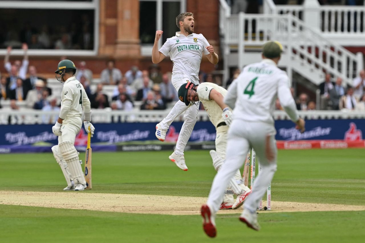 Wiaan Mulder got the better of Travis Head, Australia vs South Africa, World Test Championship final, 2nd day, Lord's, June 12, 2025