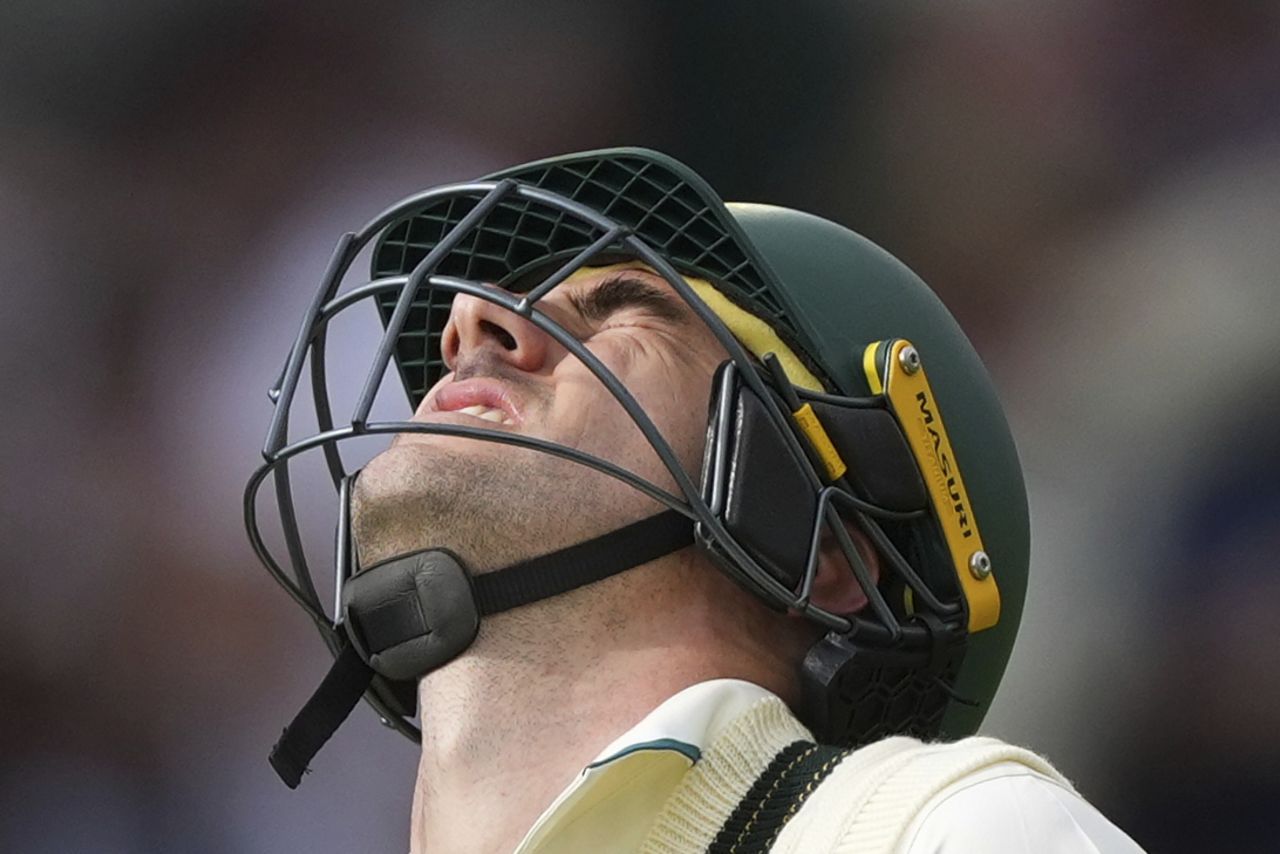 A dejected Pat Cummins walks back, Australia vs South Africa, World Test Championship final, 2nd day, Lord's, June 12, 2025
