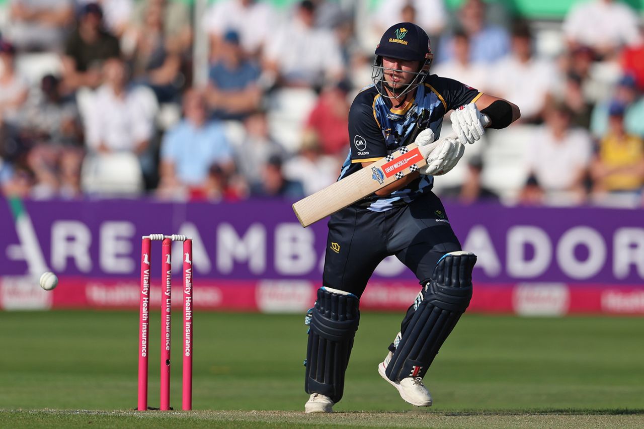 Will Smale struck an aggressive half-century, Essex vs Glamorgan, Men's T20 Blast, Chelmsford, June 12, 2025