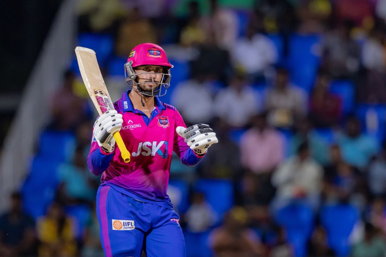 Tushar Raheja has started TNPL 2025 with three successive fifties, Salem Spartans vs Idream Tiruppur Tamizhans, TNPL 2025, Salem, June 13, 2025