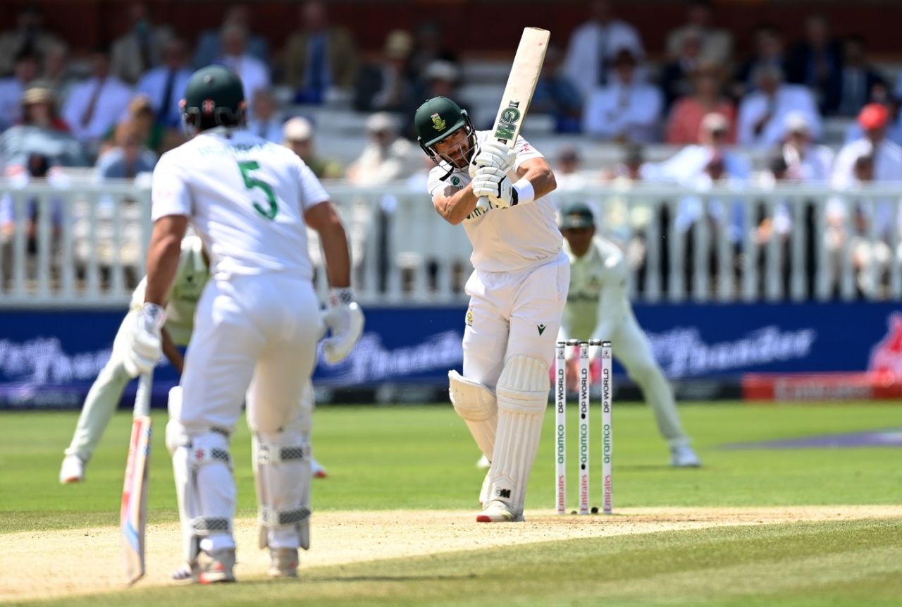 Aiden Markram whips the second new ball away, Australia vs South Africa, World Test Championship final, fourth day, Lord's, June 14, 2025
