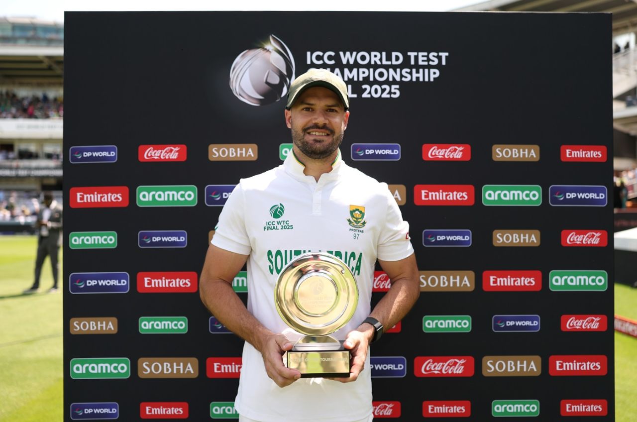 Aiden Markram was the Player of the Match of the final, Australia vs South Africa, World Test Championship final, fourth day, Lord's, June 14, 2025