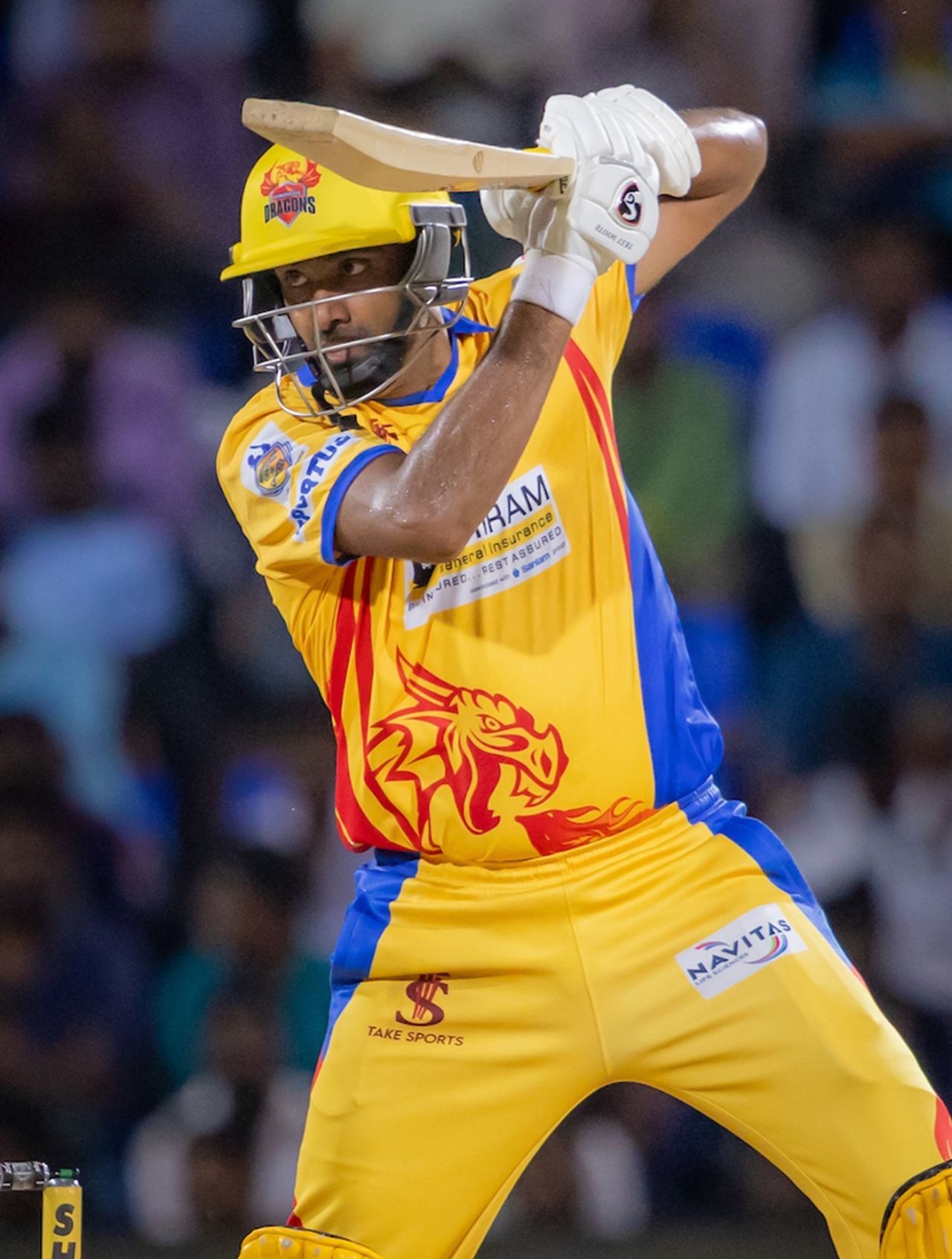 R Ashwin forces one away on the back foot, Dindigul Dragons vs Siechem Madurai Panthers, TNPL 2025, Salem, June 14, 2025